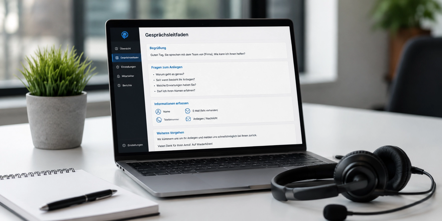 Mitarbeiterin von PowerOn Connect im Kundengespräch