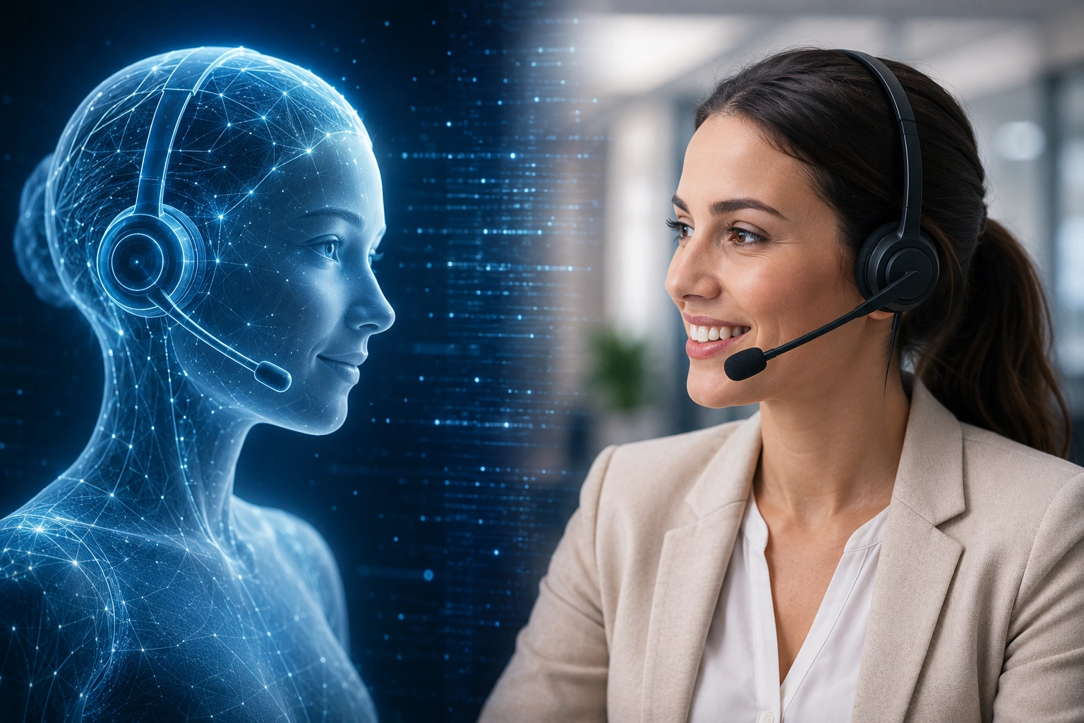 24/7-Telefonservice mit KI-Telefonassistent